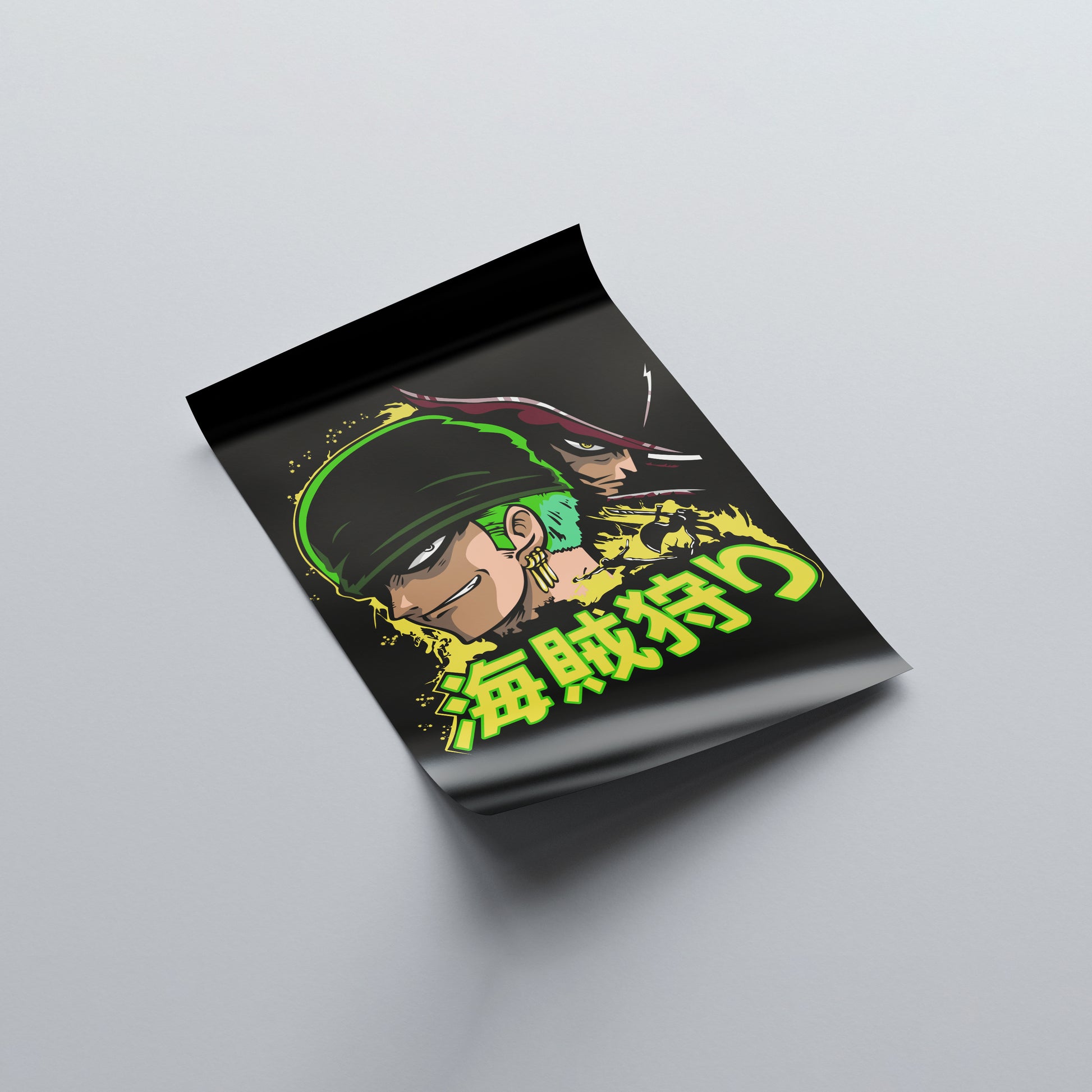 Roronoa Zoro Smirking Poster - One Piece - Weebshop