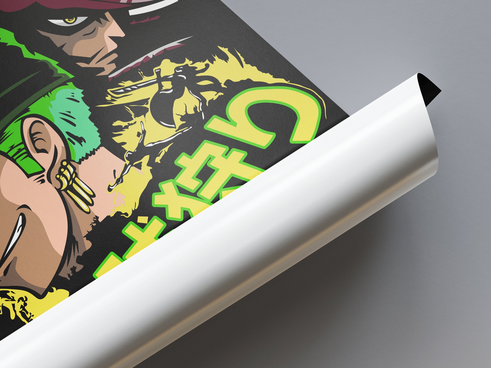 Roronoa Zoro Smirking Poster - One Piece - Weebshop