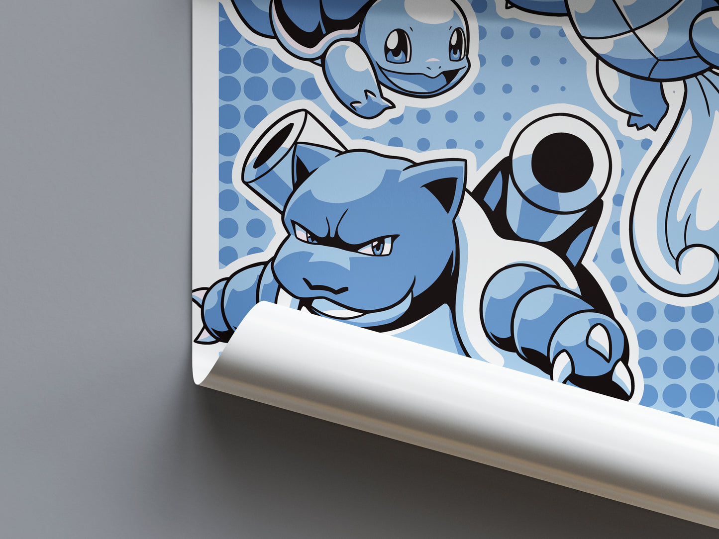 Squirtle Evolution Poster - Pokemon - Weebshop