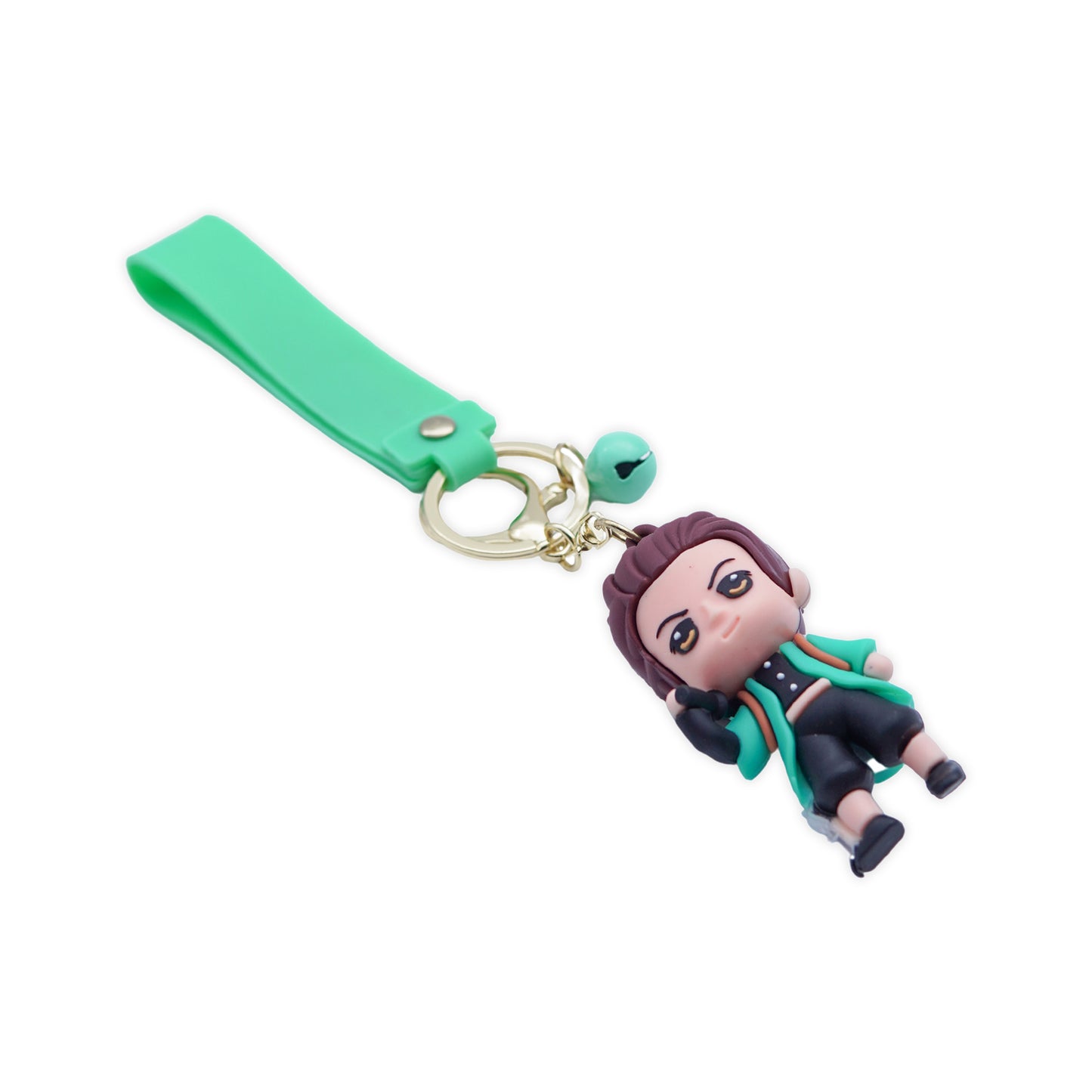 Tanjiro Kamado Green Kimono Rubber Keychain - Demon Slayer