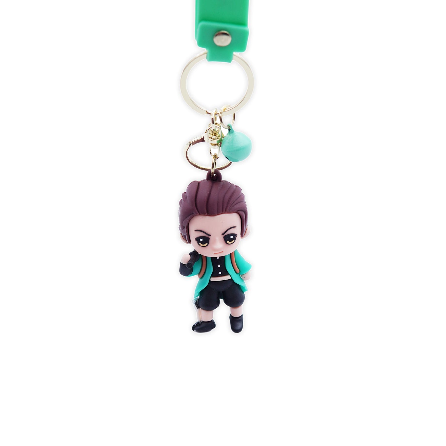 Tanjiro Kamado Green Kimono Rubber Keychain - Demon Slayer