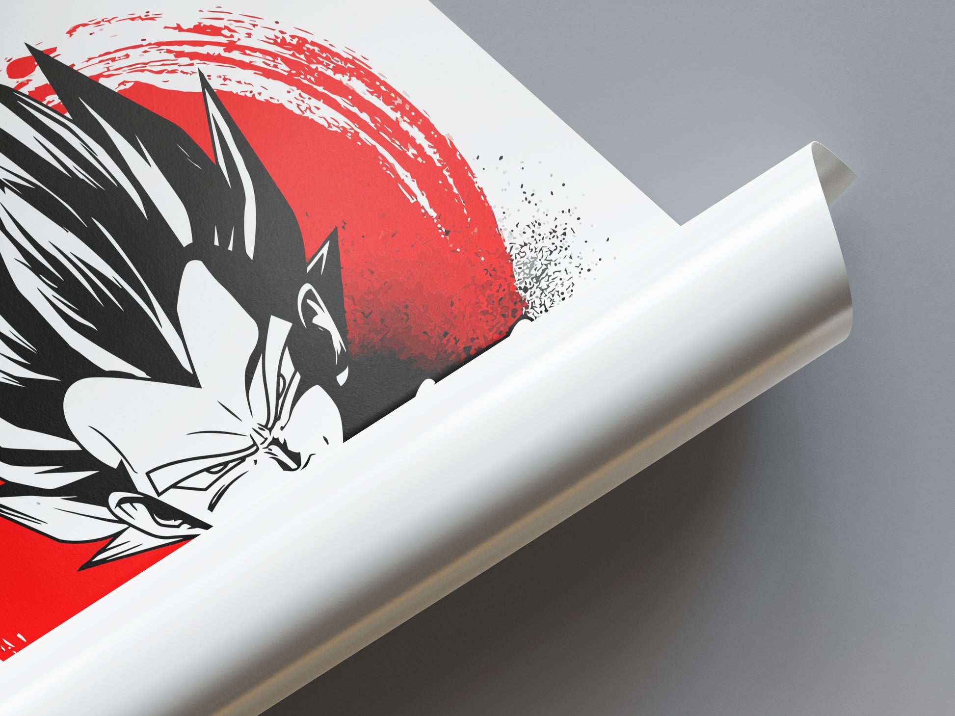 Vegeta Tokyo Inspired Poster - Dragon Ball - Weebshop