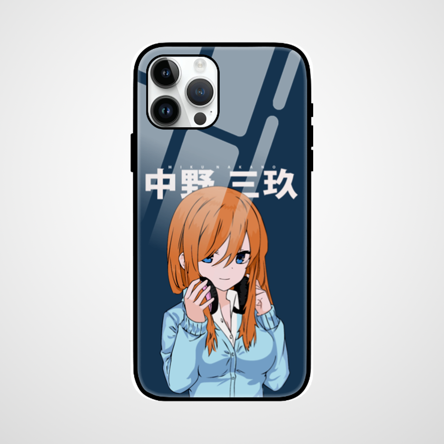 Miku Nakano iPhone Glass Case - The Quintessential Quintuplets - Weebshop