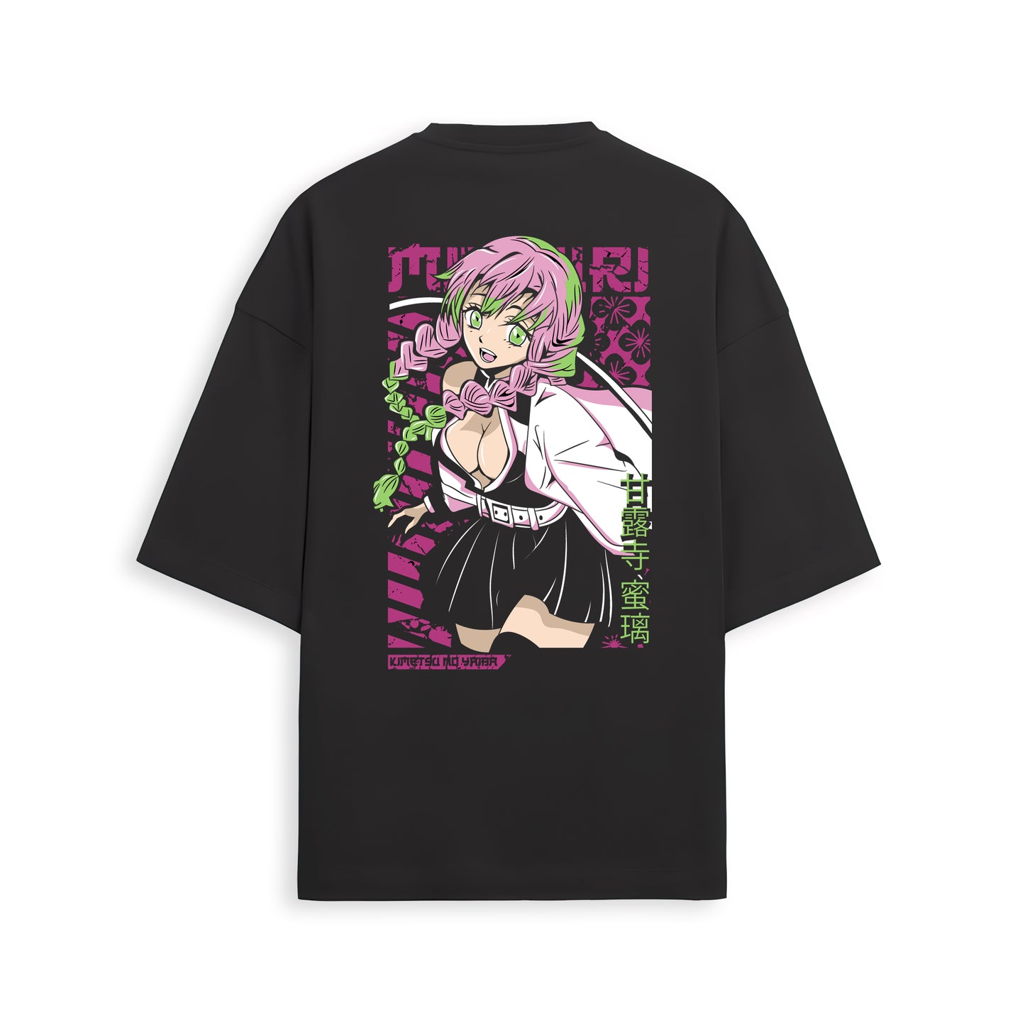 Mitsuri kanroji Oversized T-shirt - Demon Slayer - Weebshop